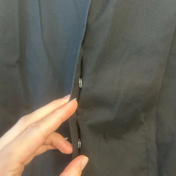 Riders by Lee black button down slimming shirt size M - Picture 5 of 8